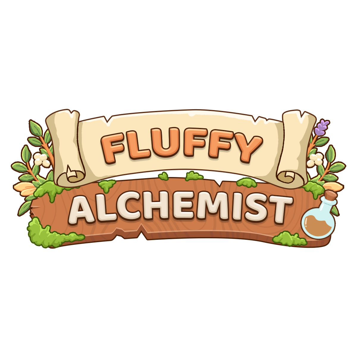 Fluffy Alchemist: Game logo
